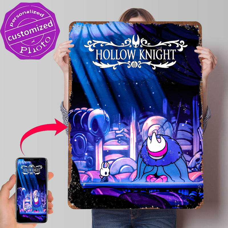 Retro Knight Gaming - Poster Artistico del Gioco Hollow Knight,