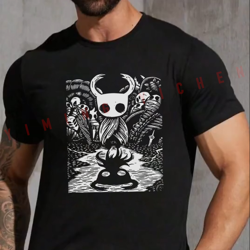 Retro Knight Gaming - T-shirt da uomo alla moda con