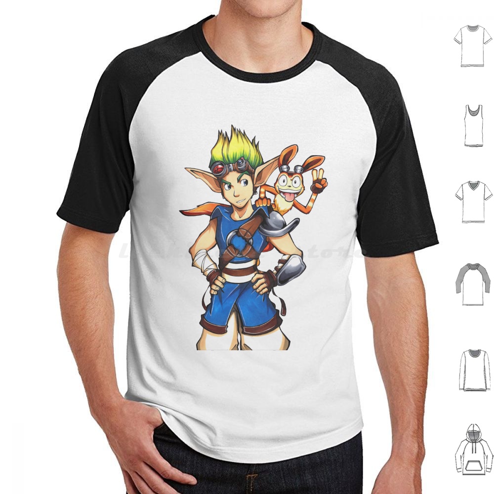 Retro Gaming Gamestop - Maglietta della serie di videogiochi Jak