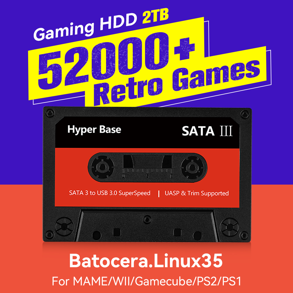 Retro Gaming For Windows - Console di Gioco Retro Batocera 500GB/2TB