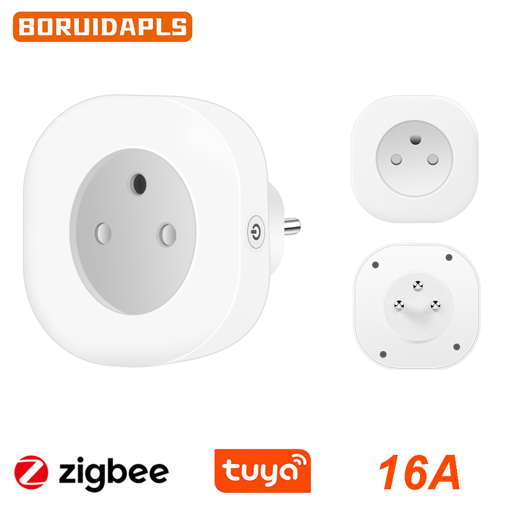 Crt Monitor Stand - BORUIDAPLS Presa Intelligente Tuya Zigbee EU/FR/Israele/Brasile/Svizzera
