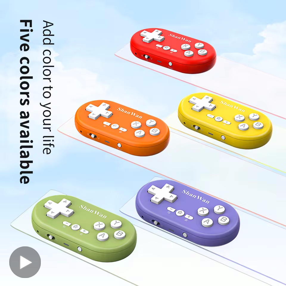 Retro Gaming Xbox Controller - Mini gamepad di controllo Bluetooth per