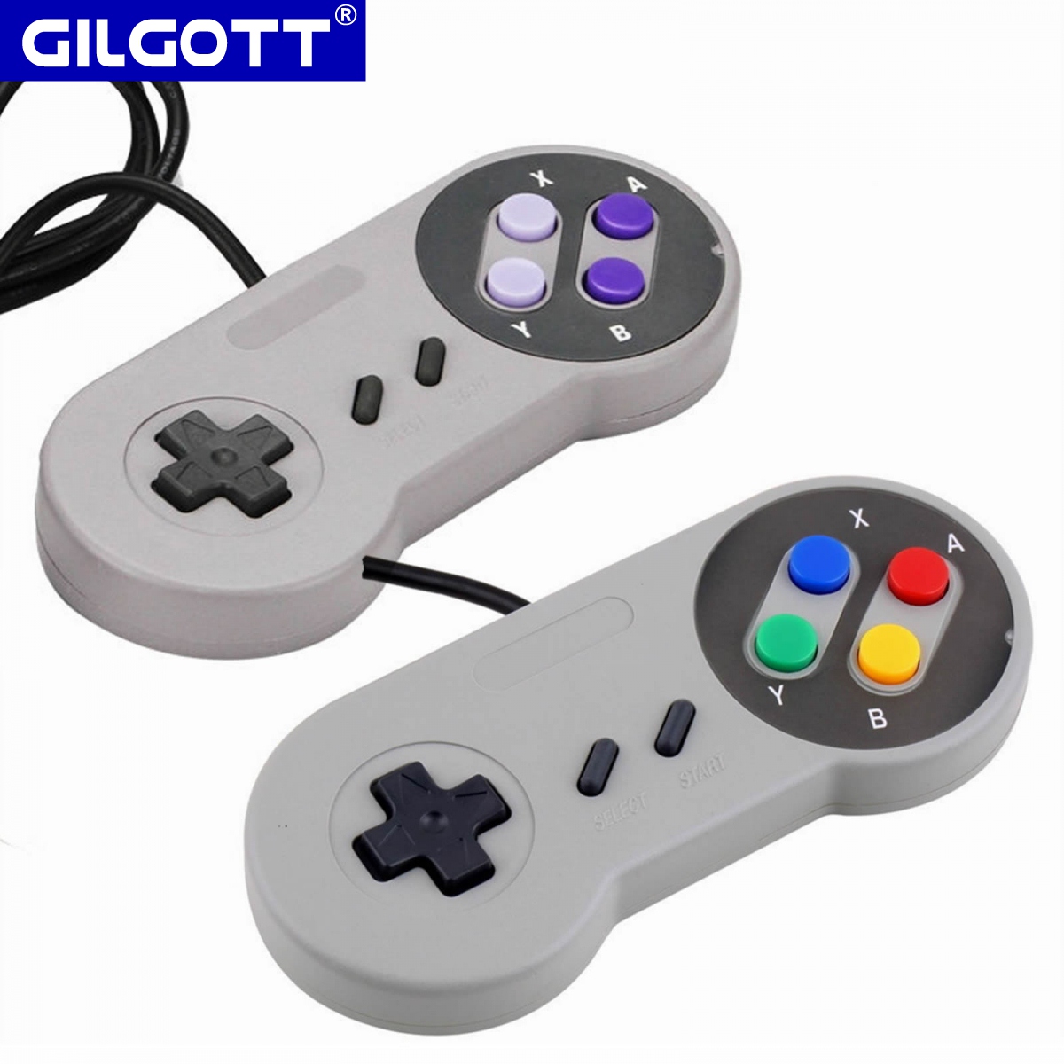 Retro Gaming For Windows - 2 pz/set 1.4M Wired USB Controller