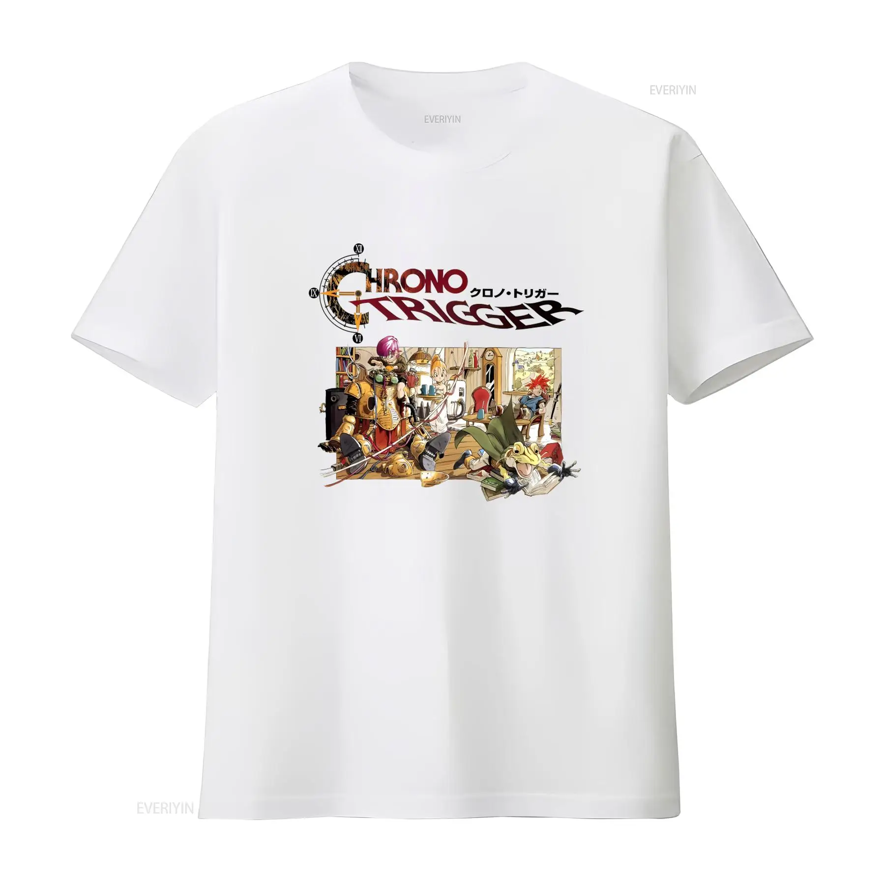 Retro Gaming T Shirts - Maglietta con logo del videogioco Chrono