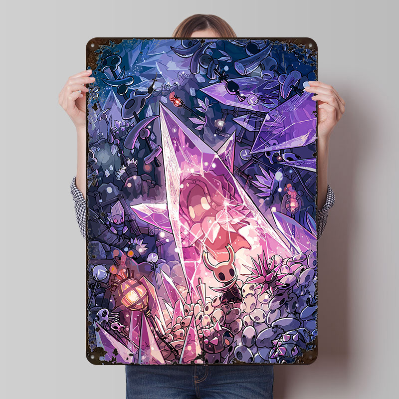 Retro Knight Gaming - Hollow Knight Gioco Poster in banda