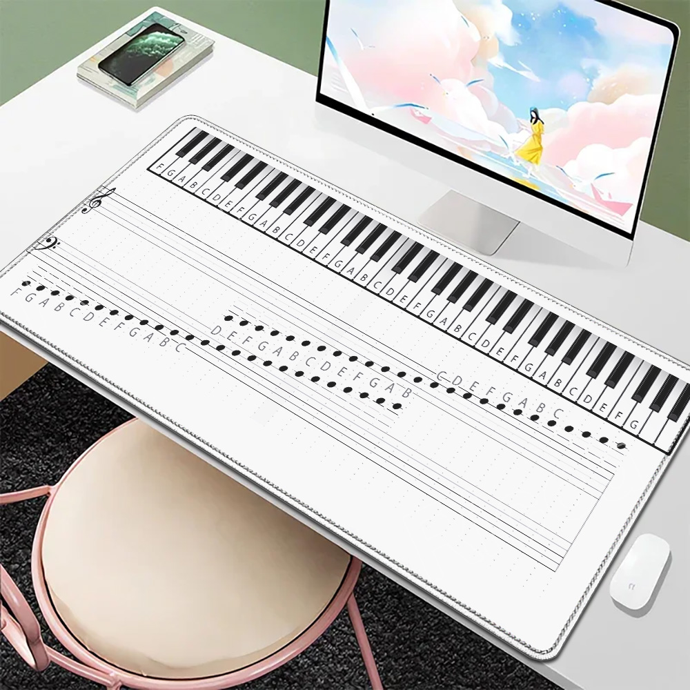 Retro Gaming Keyboard - Tappetino da scrivania in gomma antiscivolo
