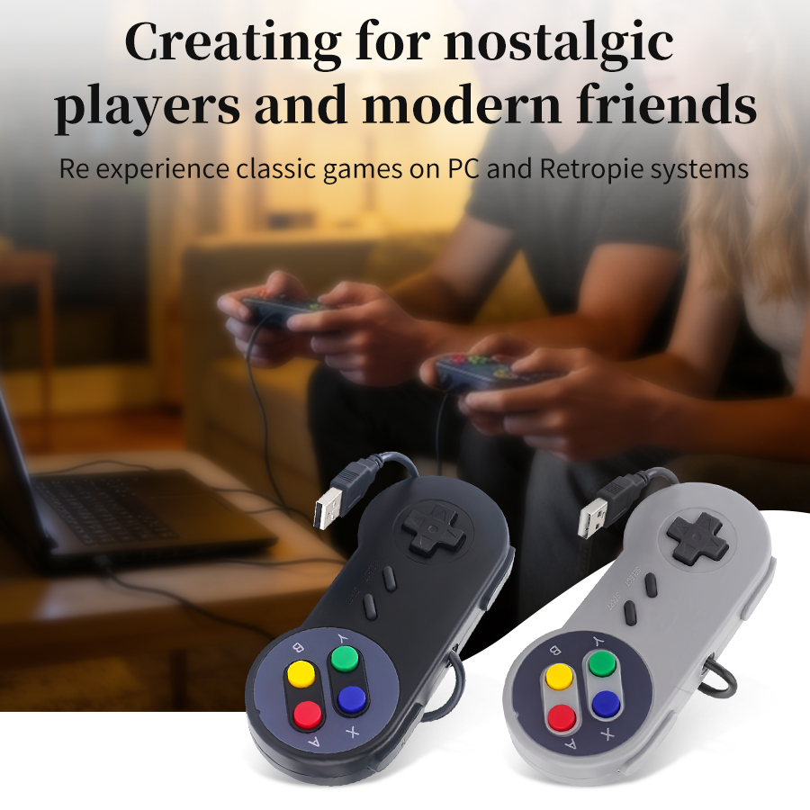 Retro Gaming For Windows - Gamepad USB Retrò per PC NESPi
