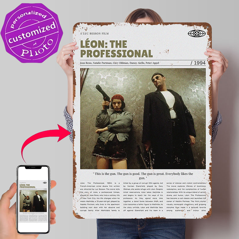 Retro Gaming On - Léon: The Professional - Poster Cinematografico
