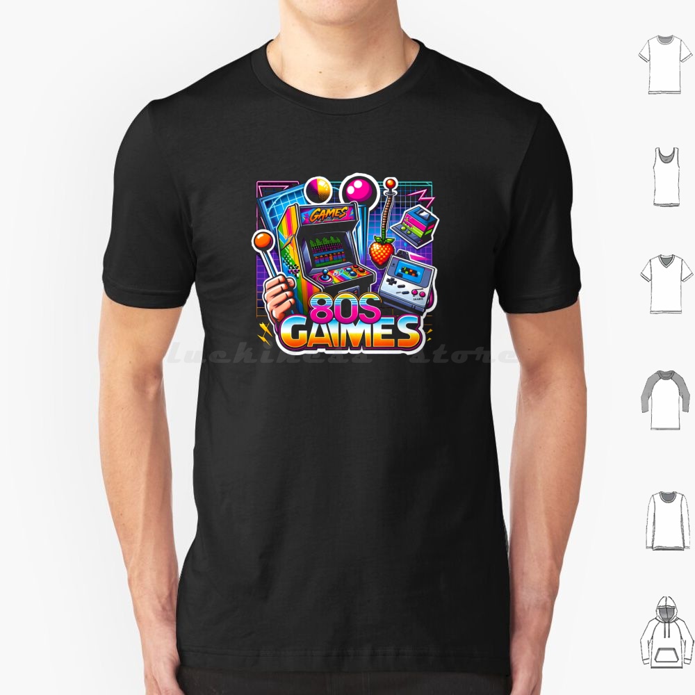 Retro Gaming Gamestop - Vintage Games T Shirt 6xl Cotton