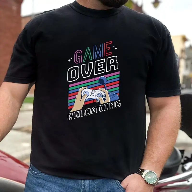 Retro Gaming Gamestop - 17 magliette retrò Game Over, classiche