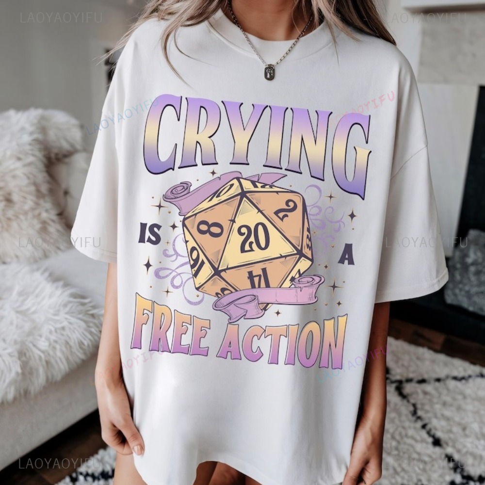 Divertente DnD Piangere È Una  - Retro Gaming T Shirts recensione e prezzo