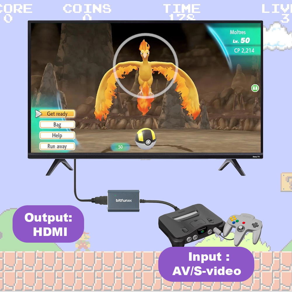Bitfunx 720P Adattatore Svideo - Retro Handheld Console recensione e prezzo