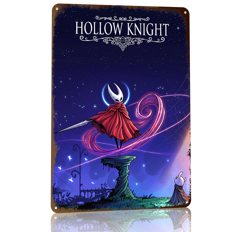 Poster in Latta di Hollow Knig - Retro Knight Gaming recensione e prezzo