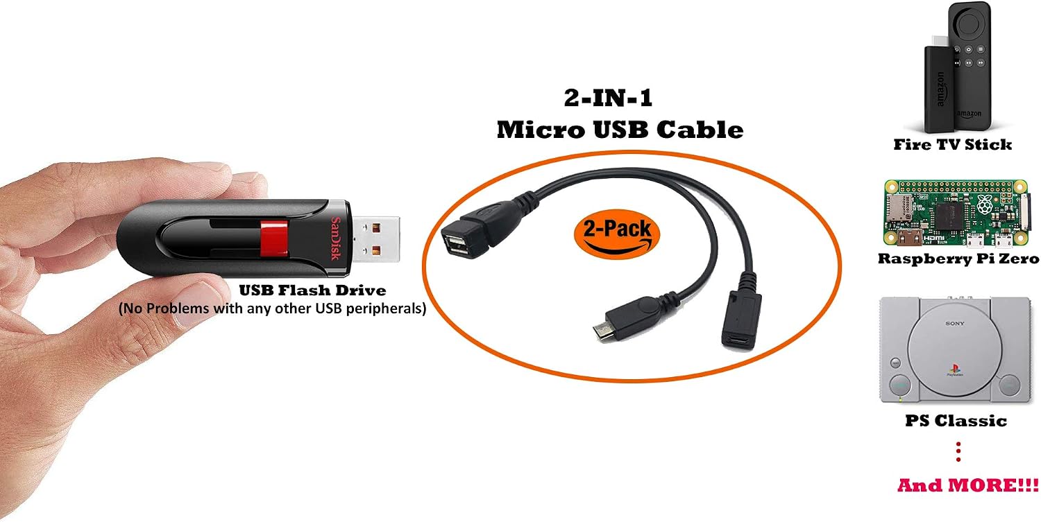 Cavo Adattatore OTG Micro USB  - Retro Gaming Usb Stick recensione e prezzo