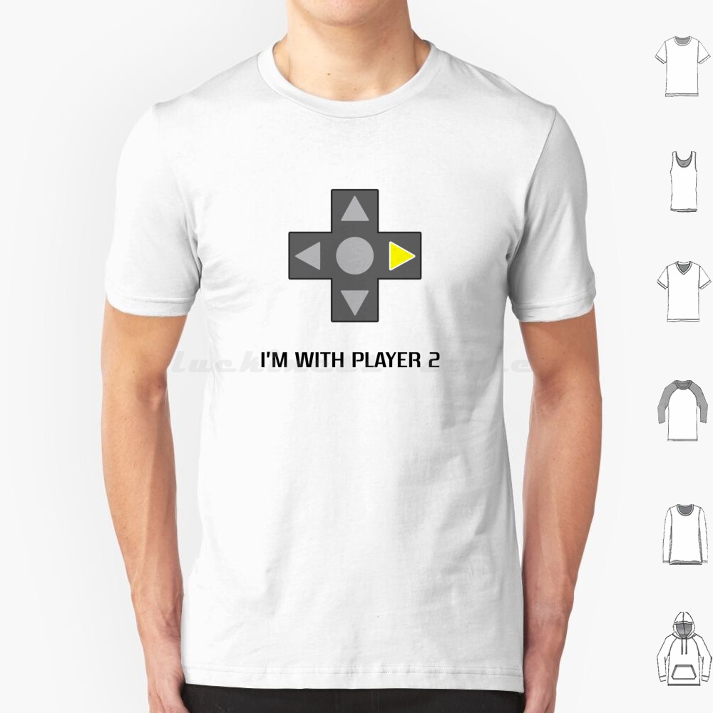 I'm With Player 2 T Shirt Big  - Retro Gaming Gamestop recensione e prezzo