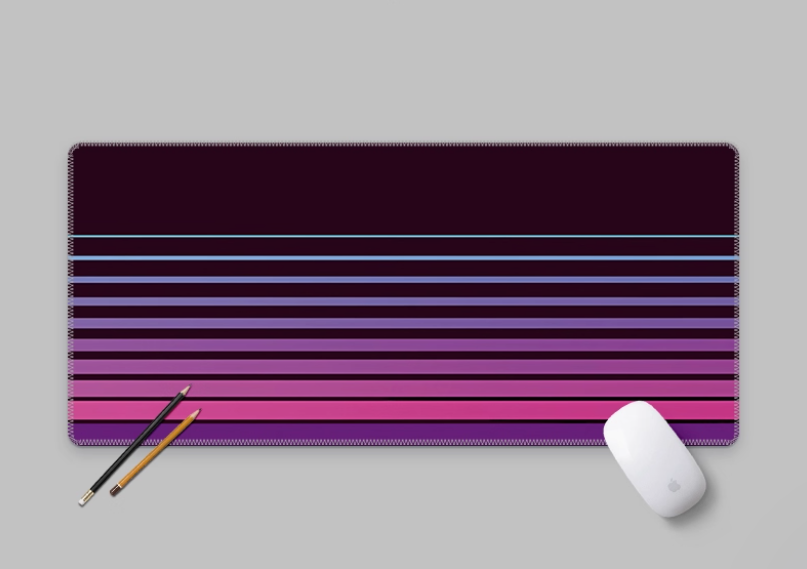 Retro Vintage Stripes Deskmat  - Retro Gaming On recensione e prezzo
