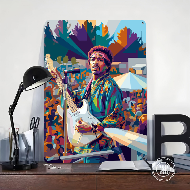 Poster in Latta di Jimi Hendri - Retro Gaming On recensione e prezzo