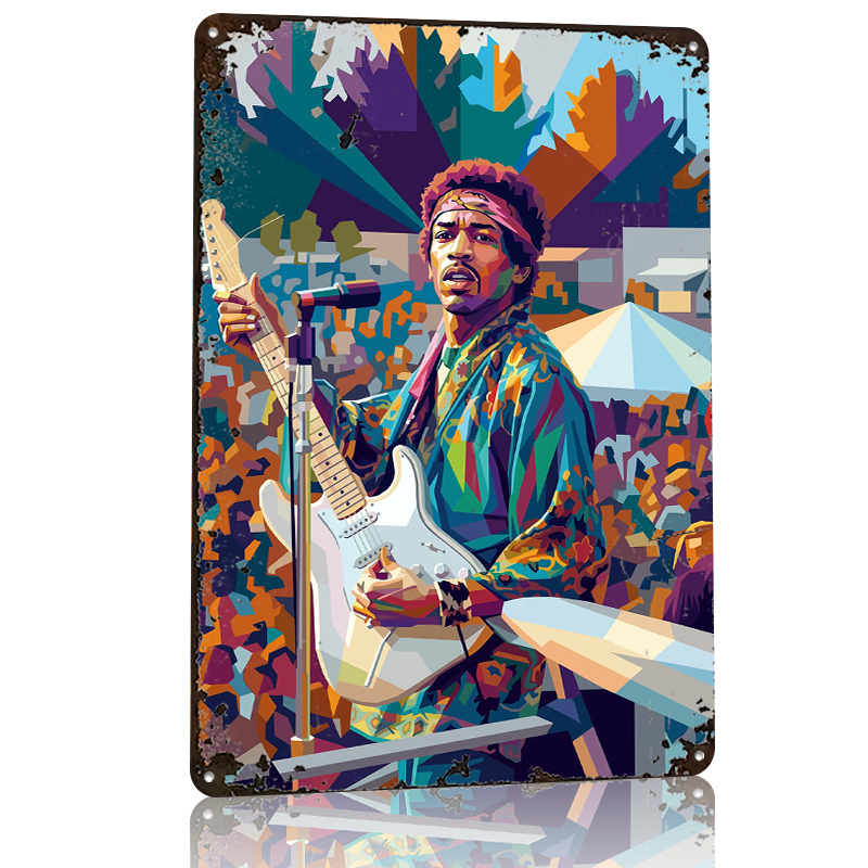 Poster in Latta di Jimi Hendri - Retro Gaming On recensione e prezzo