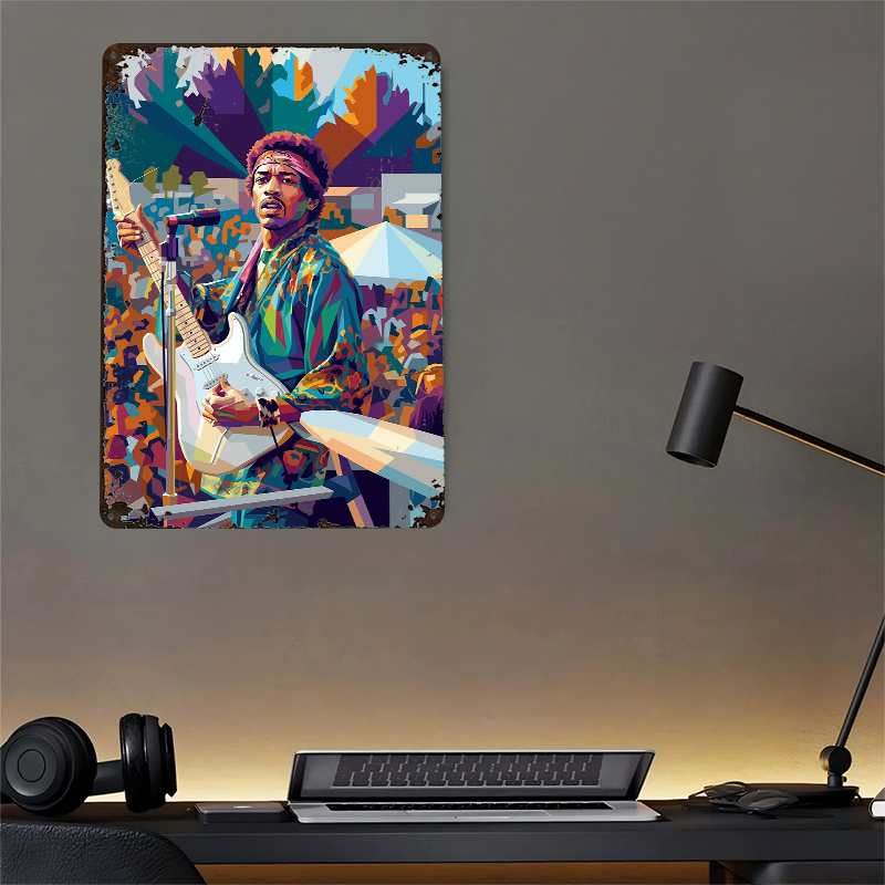 Poster in Latta di Jimi Hendri - Retro Gaming On recensione e prezzo