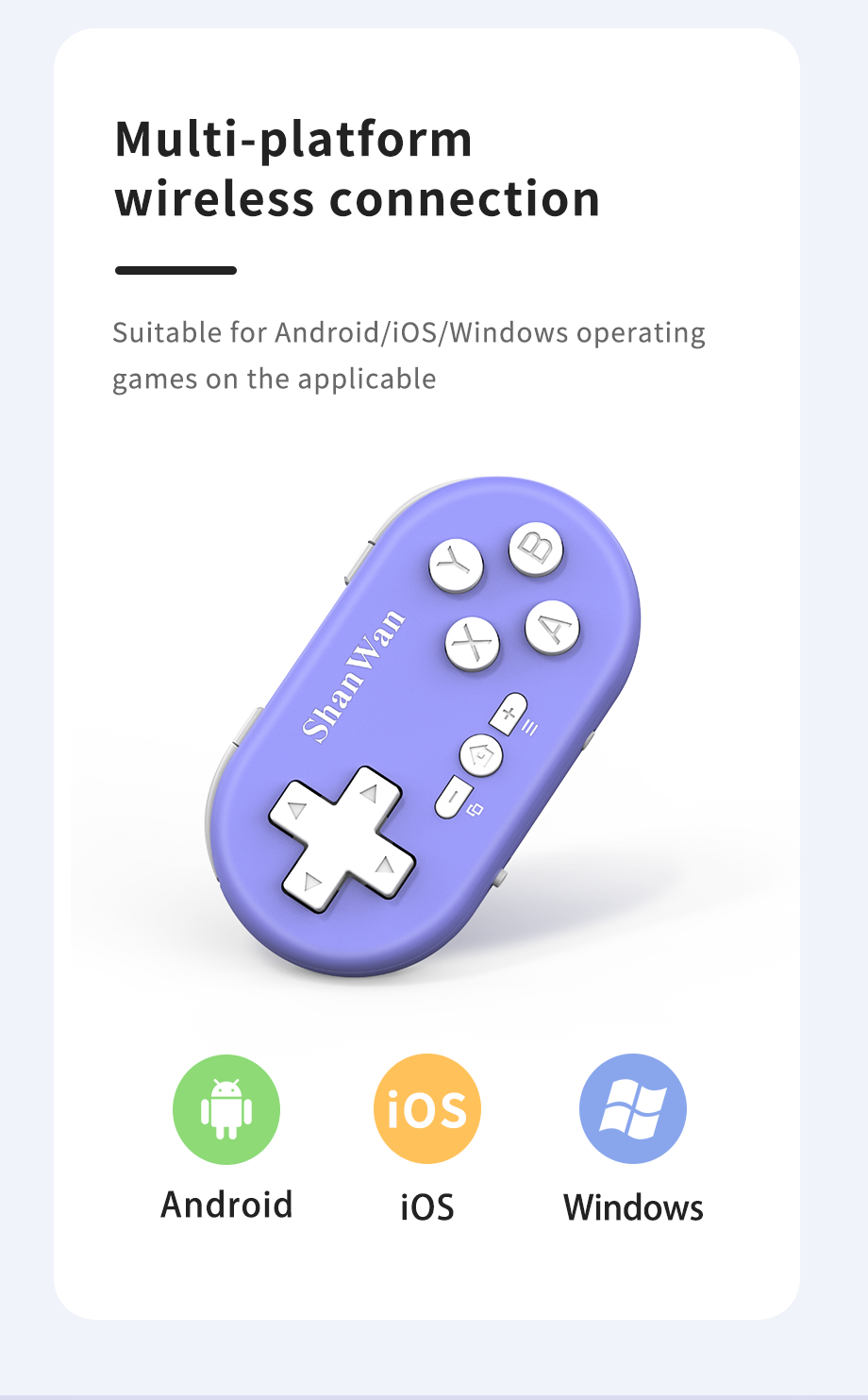 Mini gamepad di controllo Blue - Retro Gaming Xbox Controller recensione e prezzo