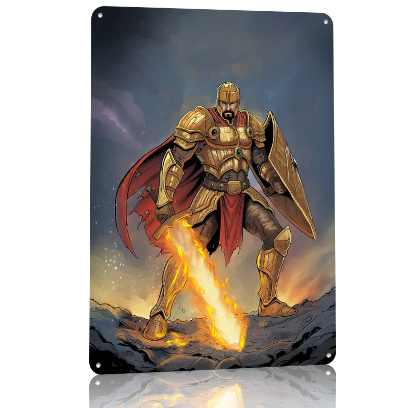 Poster Cavaliere d'Oro con Spa - Retro Knight Gaming recensione e prezzo