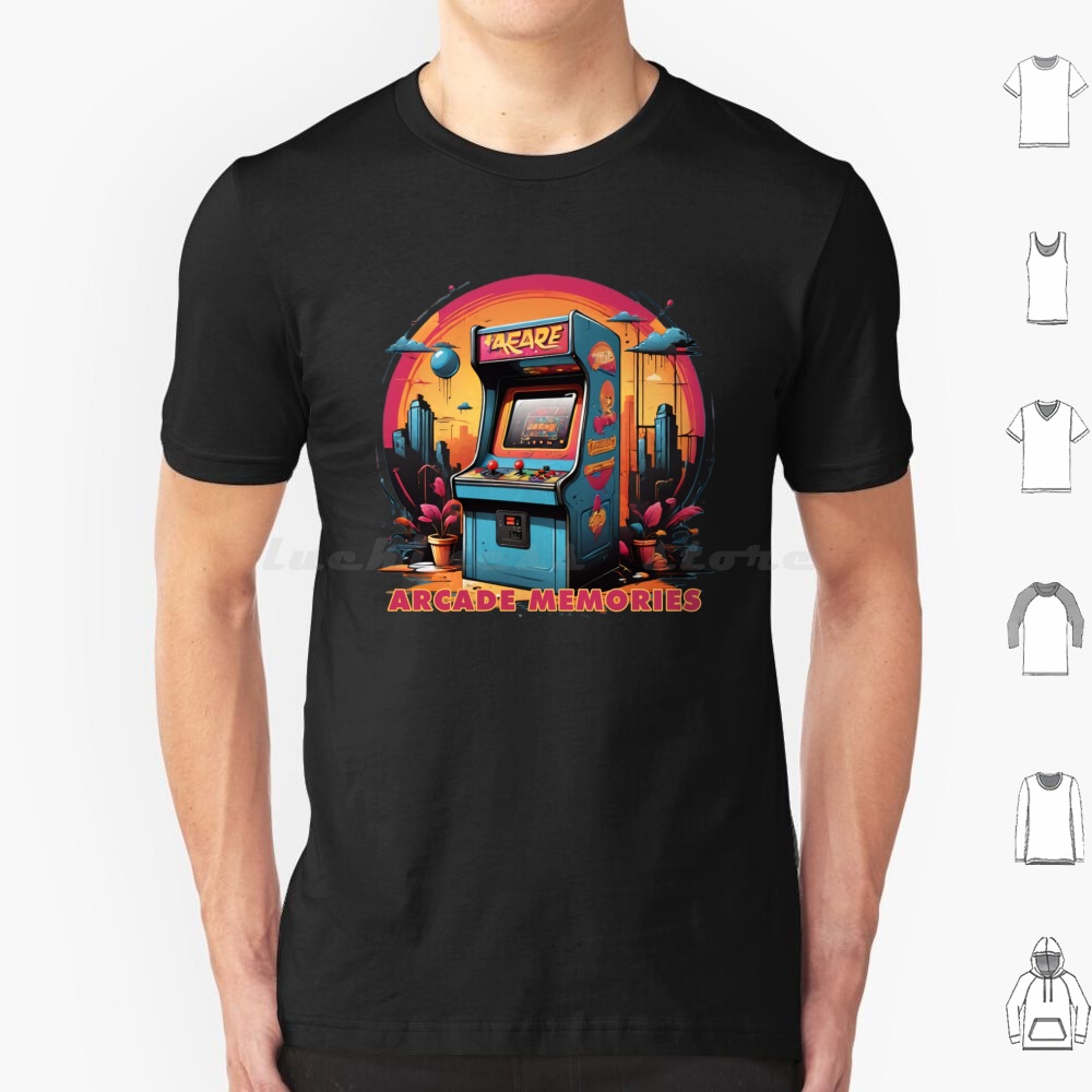 Ricordi arcade-Arcade T Shirt  - Retro Gaming T Shirts recensione e prezzo