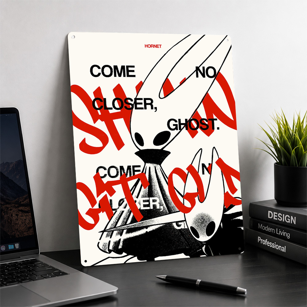 Poster Metallico Hollow Knight - Retro Knight Gaming recensione e prezzo