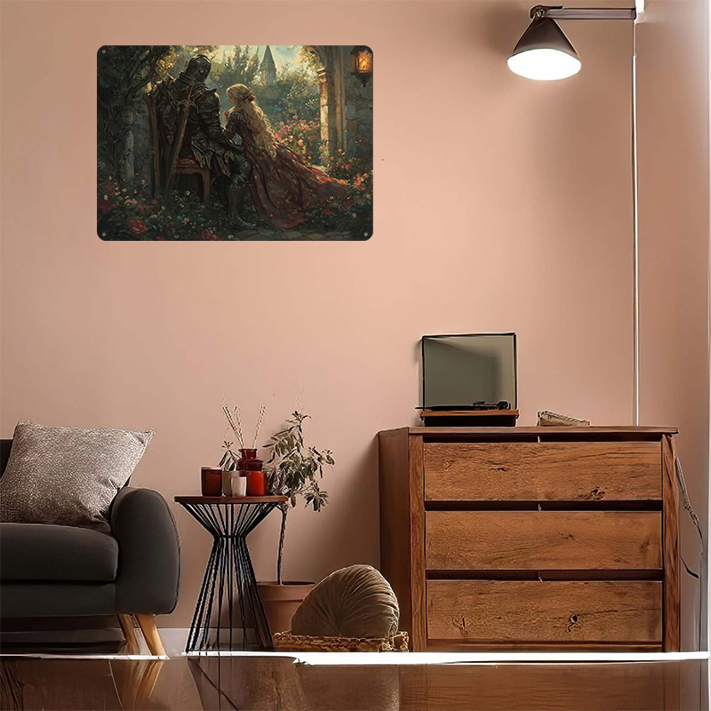 Poster in Latta Cavaliere e Da - Retro Knight Gaming recensione e prezzo