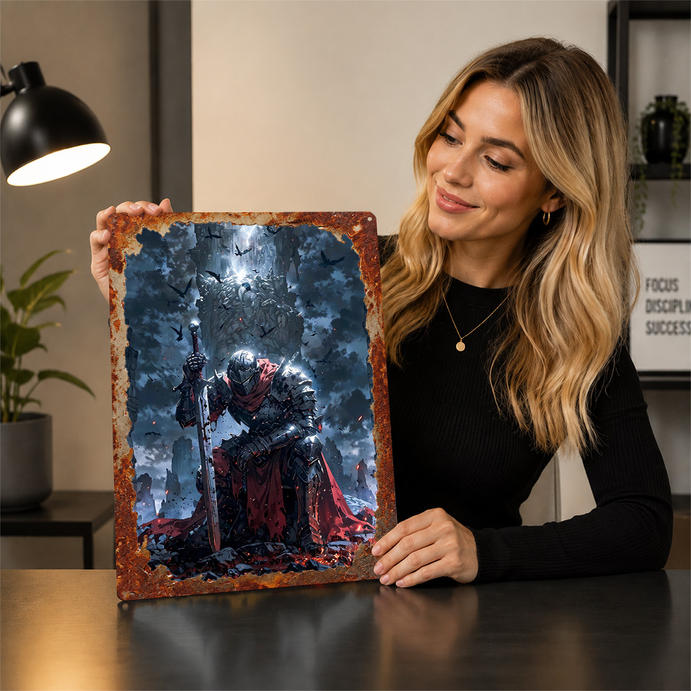 Poster Cavaliere Inginocchiato - Retro Knight Gaming recensione e prezzo