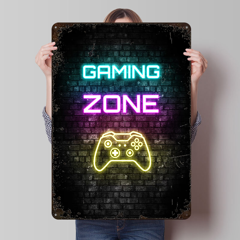 Insegna al neon della zona di  - Retro Gaming On recensione e prezzo
