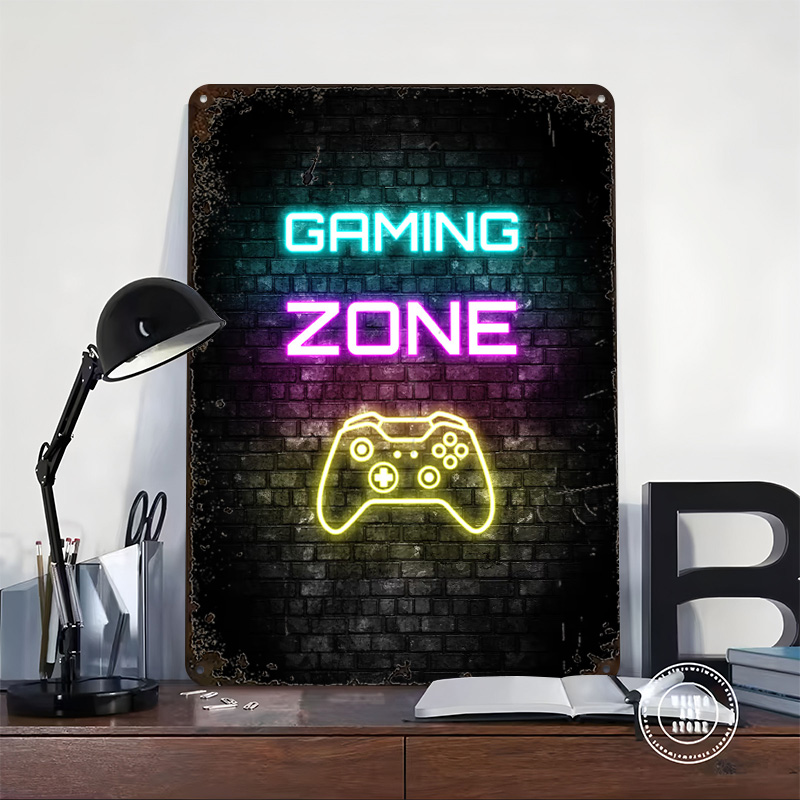 Insegna al neon della zona di  - Retro Gaming On recensione e prezzo