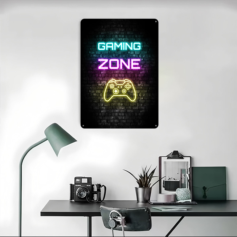Insegna al neon della zona di  - Retro Gaming On recensione e prezzo